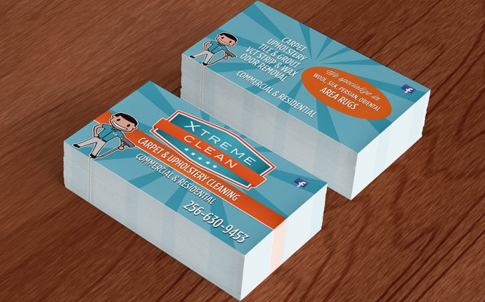Carpet Cleaning business Cards