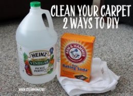 Clean Your Carpet - 2 Ways to DIY via Clean Mama