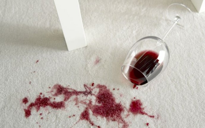 How to clean wine from carpet?