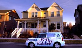 Oxi Fresh vehicle parked at residence