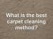 Best method of Carpet Cleaning
